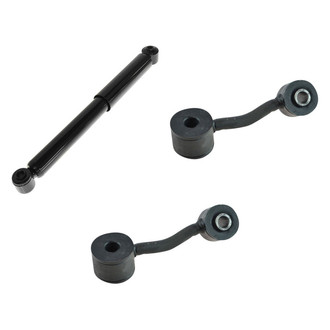 TRQ® - Rear Driver Side Shock Absorber and Stabilizer Bar Link Kit