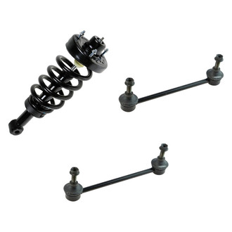 TRQ® - Rear Driver Side Complete Strut Assembly and Stabilizer Bar Link Kit