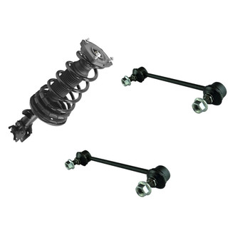 TRQ® - Rear Driver Side Complete Strut Assembly and Stabilizer Bar Link Kit