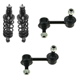 TRQ® - Rear Driver Side Complete Strut Assembly and Stabilizer Bar Link Kit