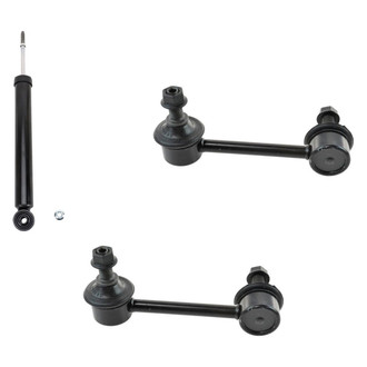 TRQ® - Rear Driver Side Shock Absorber and Stabilizer Bar Link Kit