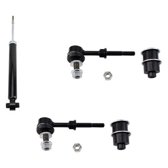 TRQ® - Rear Driver Side Shock Absorber and Stabilizer Bar Link Kit