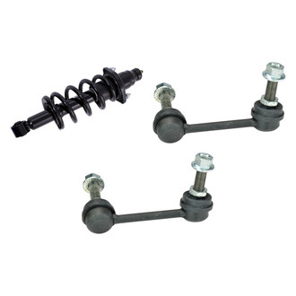 TRQ® - Rear Driver Side Complete Strut Assembly and Stabilizer Bar Link Kit