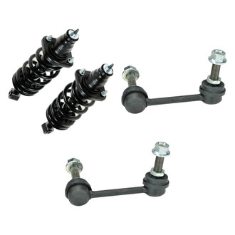 TRQ® - Rear Driver Side Complete Strut Assembly and Stabilizer Bar Link Kit