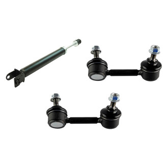 TRQ® - Rear Driver Side Shock Absorber and Stabilizer Bar Link Kit