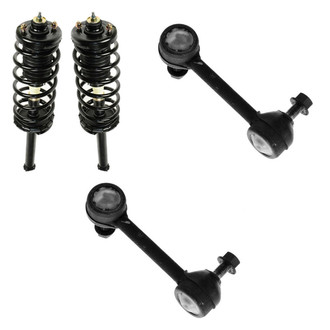 TRQ® - Rear Driver Side Complete Strut Assembly and Stabilizer Bar Link Kit