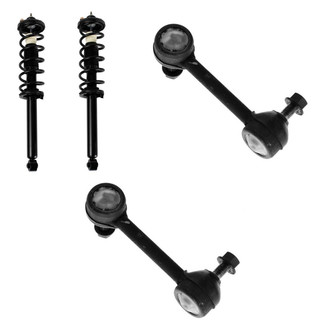 TRQ® - Rear Driver Side Complete Strut Assembly and Stabilizer Bar Link Kit