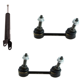 TRQ® BNDL-132242 - Rear Driver Side Shock Absorber and Stabilizer Bar Link Kit