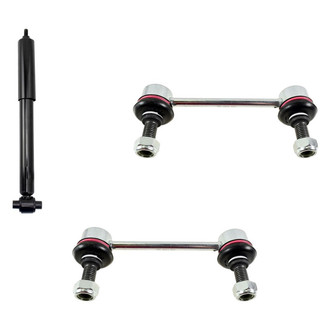 TRQ® - Rear Driver Side Shock Absorber and Stabilizer Bar Link Kit