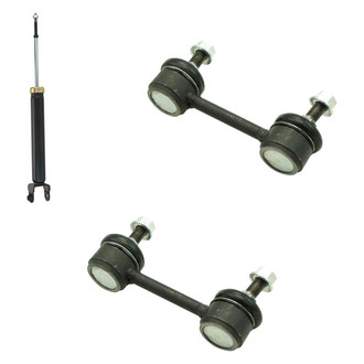 TRQ® - Rear Driver Side Shock Absorber and Stabilizer Bar Link Kit