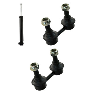 TRQ® - Rear Driver Side Shock Absorber and Stabilizer Bar Link Kit