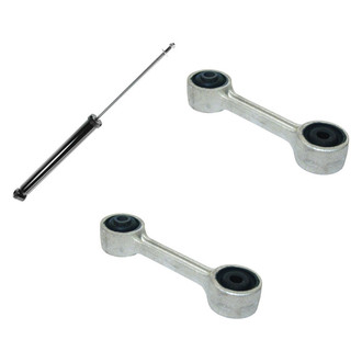 TRQ® - Rear Driver Side Shock Absorber and Stabilizer Bar Link Kit
