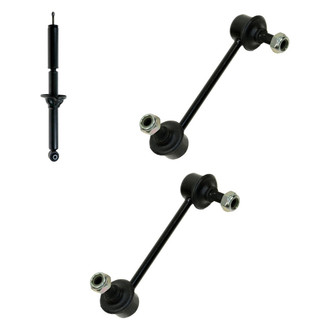 TRQ® - Rear Driver Side Shock Absorber and Stabilizer Bar Link Kit