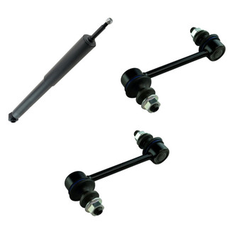 TRQ® - Rear Driver Side Shock Absorber and Stabilizer Bar Link Kit