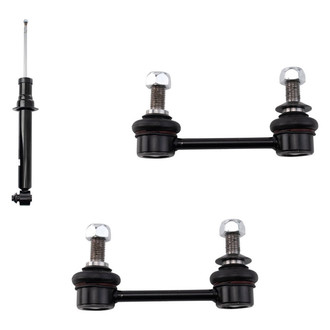 TRQ® - Rear Driver Side Shock Absorber and Stabilizer Bar Link Kit