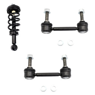 TRQ® - Rear Driver Side Complete Strut Assembly and Stabilizer Bar Link Kit