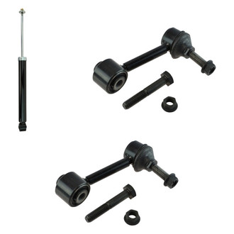TRQ® - Rear Driver Side Shock Absorber and Stabilizer Bar Link Kit