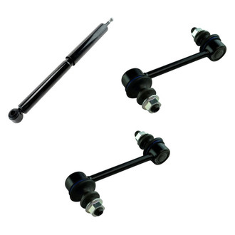 TRQ® - Rear Driver Side Shock Absorber and Stabilizer Bar Link Kit