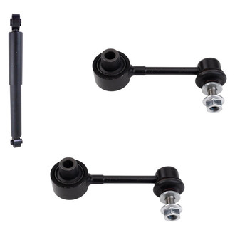 TRQ® - Rear Driver Side Shock Absorber and Stabilizer Bar Link Kit