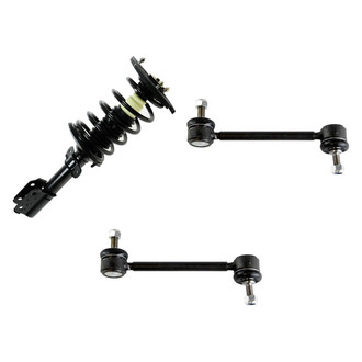 TRQ® - Rear Driver Side Complete Strut Assembly and Stabilizer Bar Link Kit