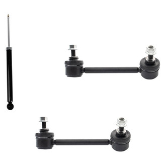 TRQ® - Rear Driver Side Shock Absorber and Stabilizer Bar Link Kit