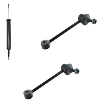 TRQ® - Rear Driver Side Shock Absorber and Stabilizer Bar Link Kit