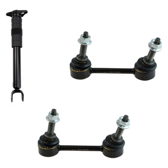 TRQ® - Rear Passenger Side Shock Absorber and Stabilizer Bar Link Kit