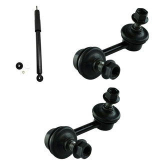 TRQ® - Rear Passenger Side Shock Absorber and Stabilizer Bar Link Kit