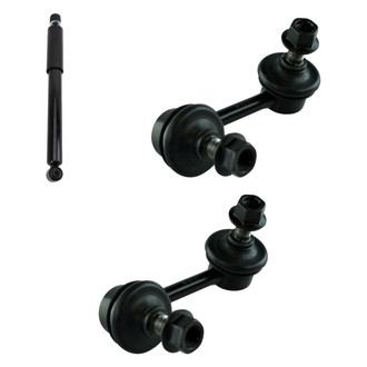 TRQ® - Rear Passenger Side Shock Absorber and Stabilizer Bar Link Kit