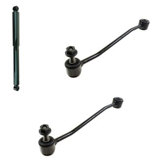 TRQ® - Rear Passenger Side Shock Absorber and Stabilizer Bar Link Kit