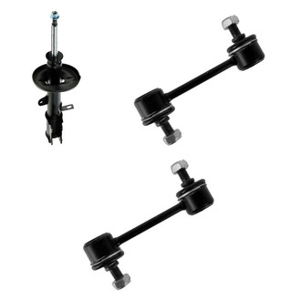 TRQ® - Rear Passenger Side Strut and Stabilizer Bar Link Kit
