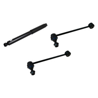 TRQ® - Rear Passenger Side Shock Absorber and Stabilizer Bar Link Kit