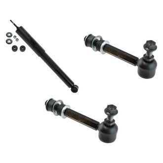 TRQ® - Rear Passenger Side Shock Absorber and Stabilizer Bar Link Kit