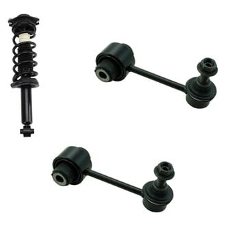 TRQ® - Rear Passenger Side Complete Strut Assembly and Stabilizer Bar Link Kit
