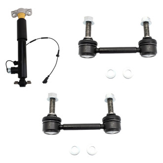 TRQ® - Rear Passenger Side Shock Absorber and Stabilizer Bar Link Kit