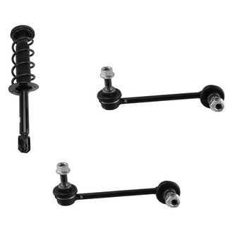 TRQ® - Rear Passenger Side Complete Strut Assembly and Stabilizer Bar Link Kit