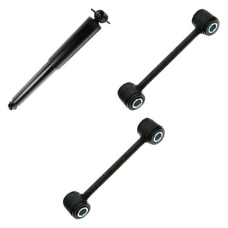 TRQ® - Rear Passenger Side Shock Absorber and Stabilizer Bar Link Kit