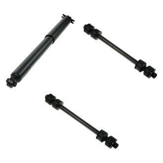 TRQ® - Rear Passenger Side Shock Absorber and Stabilizer Bar Link Kit