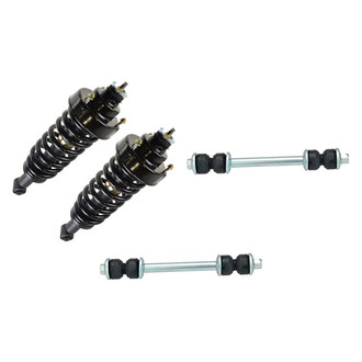 TRQ® - Rear Passenger Side Complete Strut Assembly and Stabilizer Bar Link Kit