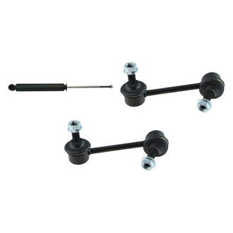 TRQ® - Rear Passenger Side Shock Absorber and Stabilizer Bar Link Kit