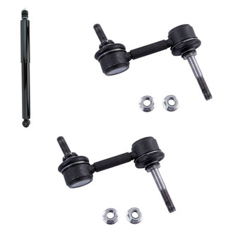 TRQ® BNDL-132424 - Rear Passenger Side Shock Absorber and Stabilizer Bar Link Kit