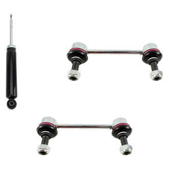TRQ® - Rear Passenger Side Shock Absorber and Stabilizer Bar Link Kit