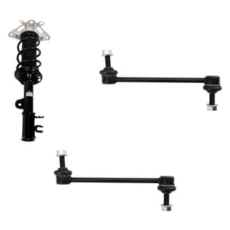 TRQ® - Rear Passenger Side Strut and Stabilizer Bar Link Kit