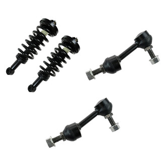 TRQ® - Rear Passenger Side Complete Strut Assembly and Stabilizer Bar Link Kit