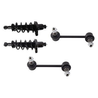 TRQ® - Rear Passenger Side Complete Strut Assembly and Stabilizer Bar Link Kit