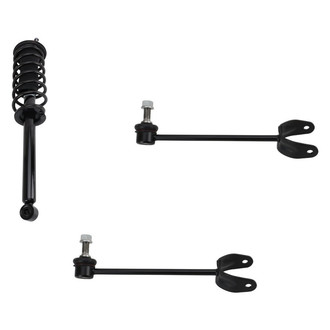 TRQ® - Rear Passenger Side Complete Strut Assembly and Stabilizer Bar Link Kit