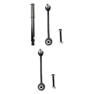TRQ® - Rear Passenger Side Shock Absorber and Stabilizer Bar Link Kit