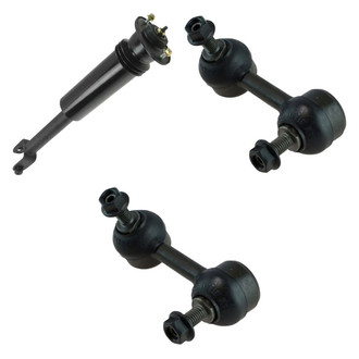 TRQ® - Rear Passenger Side Shock Absorber and Stabilizer Bar Link Kit
