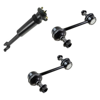 TRQ® - Rear Passenger Side Shock Absorber and Stabilizer Bar Link Kit