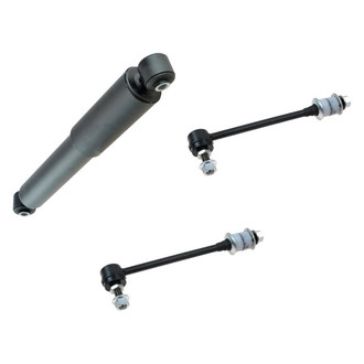 TRQ® - Rear Passenger Side Shock Absorber and Stabilizer Bar Link Kit